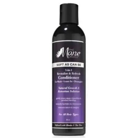 The Mane Choice The Alpha Soft As Can Be Revitalize and Refresh 3-in-1 Co-Wash, Leave In, Detangler 236ml